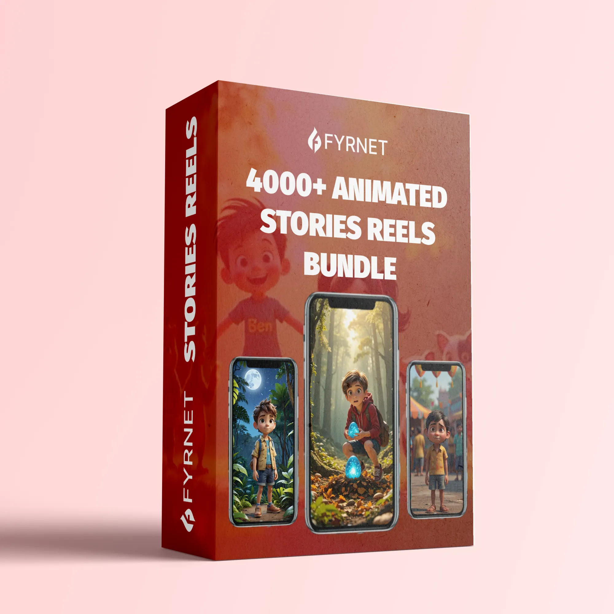 4,000+ Animated Moral Stories Reels Bundle (4K Viral Shorts + FREE Hashtags)